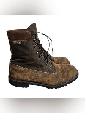 RedHead Bone-Dry GoreTex Boots Thinsulate Leather/Canvas Mens US 10 Hiking Work